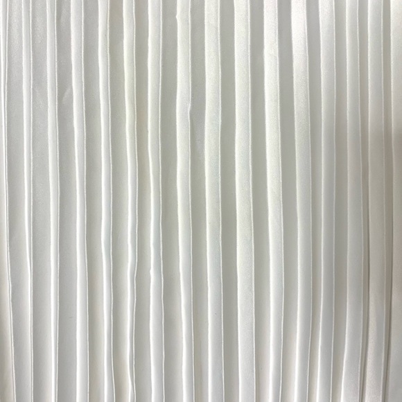 Jessica McClintock for Gunne Sax Size 3 White/Black Pleated Dress - Picture 5 of 11